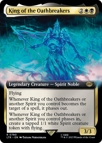 King of the Oathbreakers (Extended Art) (Surge Foil) (LTR-780)  Foil - The Lord of the Rings: Tales of Middle-earth: (Extended Art)