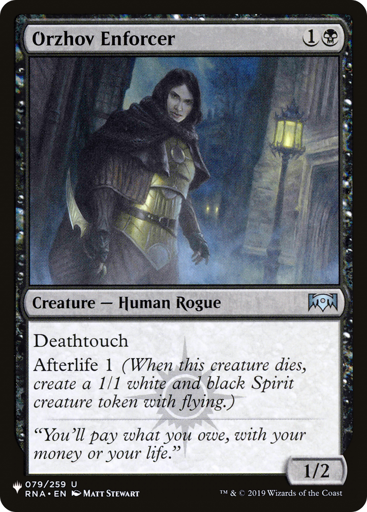 Orzhov Enforcer (LIST-RNA-79)  - The List