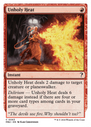 Unholy Heat (White Border) (MB2-063)  - Mystery Booster 2