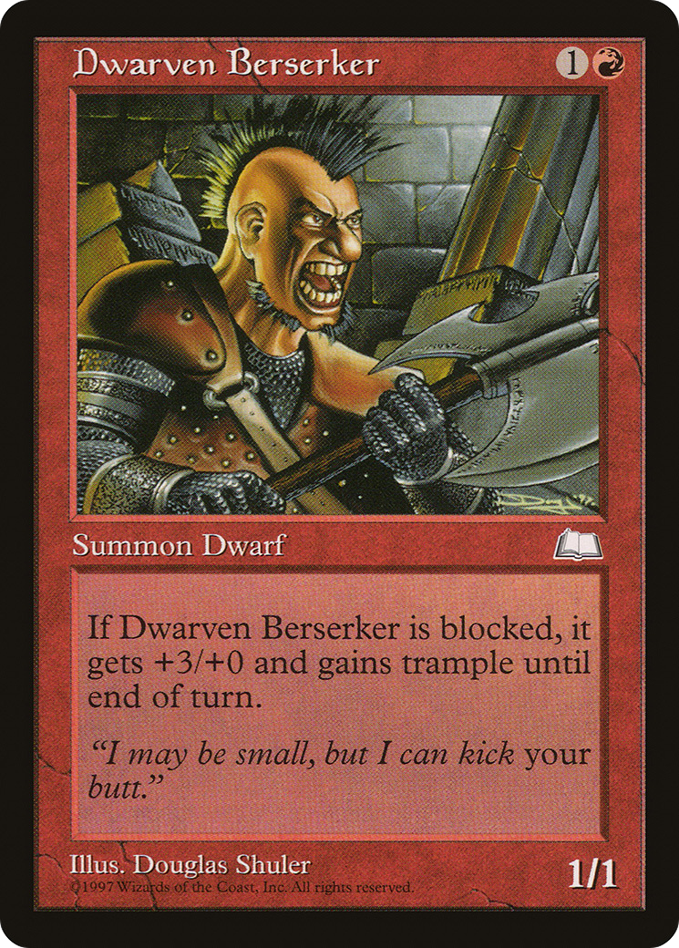 Dwarven Berserker (WTH-)  - Weatherlight
