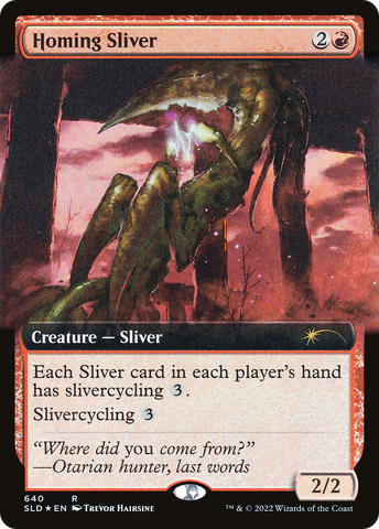Homing Sliver (Extended Art) (SLD-640)  Foil - Secret Lair Drop: (Extended Art)