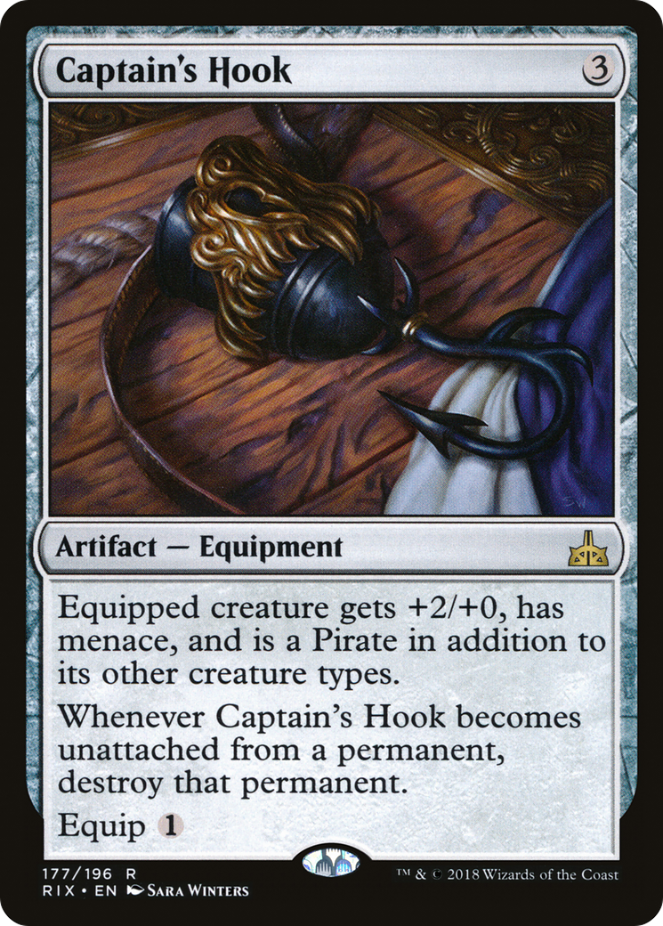 Captain's Hook (RIX-177)  Foil - Rivals of Ixalan