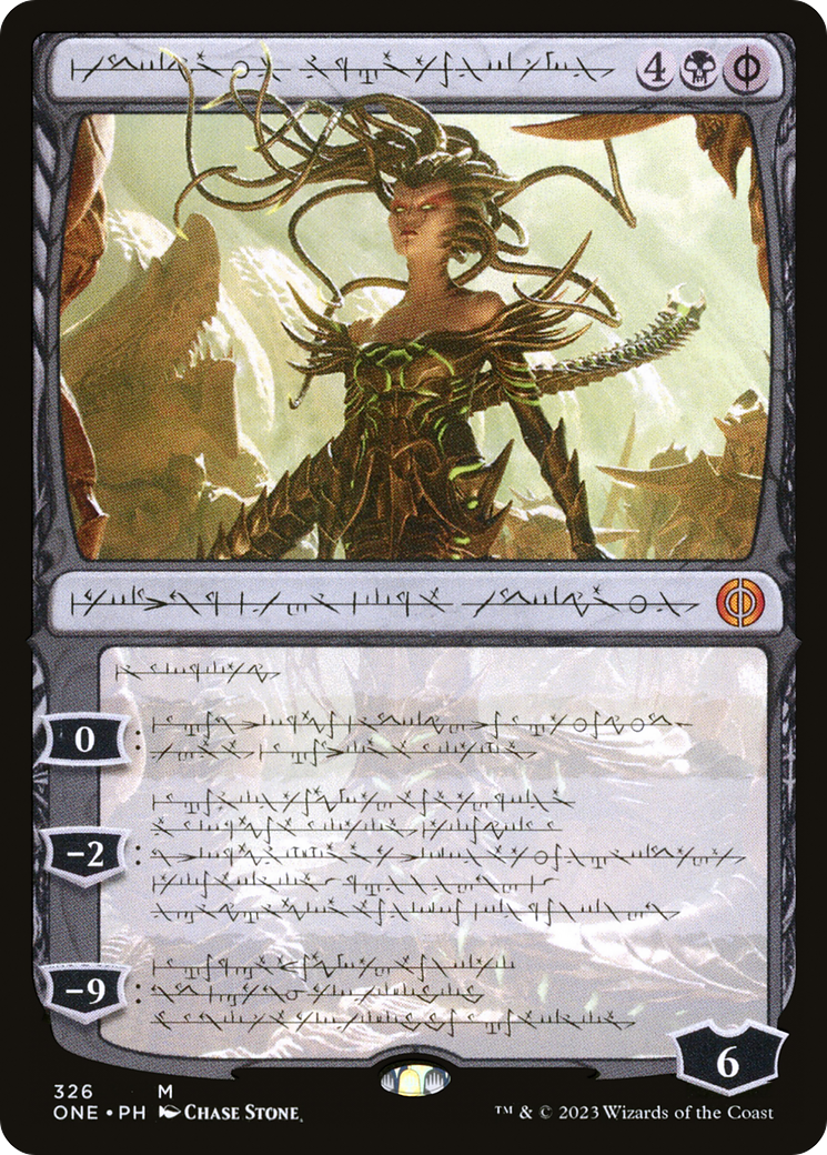 Vraska, Betrayal's Sting (Phyrexian) (ONE-326)  Foil - Phyrexia: All Will Be One: (Showcase)