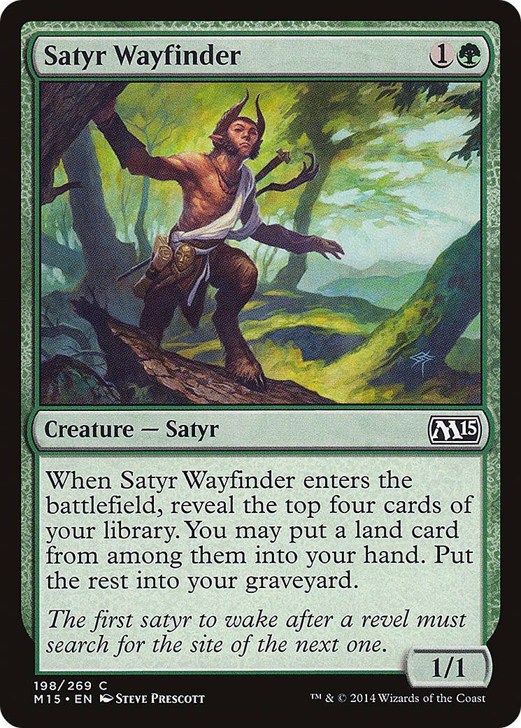 Satyr Wayfinder (M15-198)  - Magic 2015