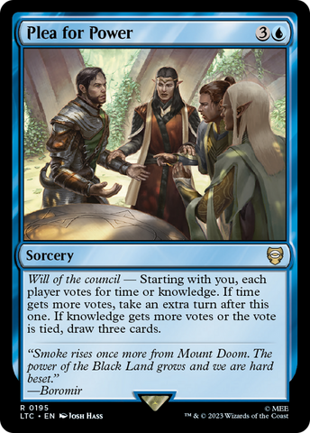 Plea for Power (LTC-195)  - Tales of Middle-earth Commander