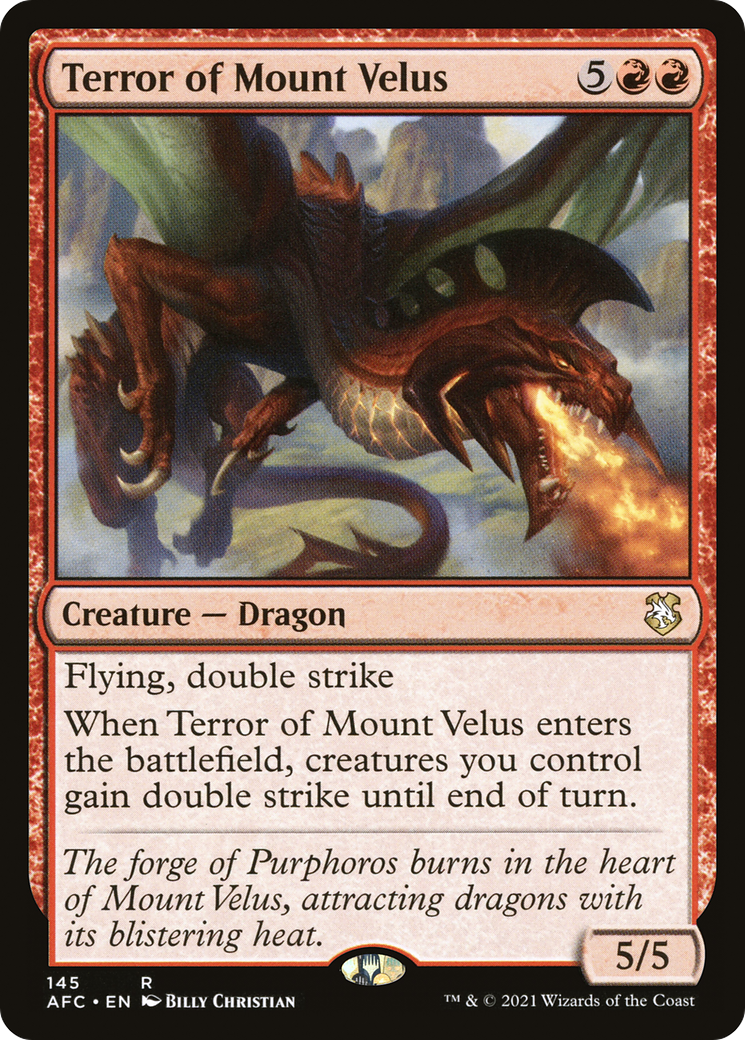 Terror of Mount Velus (AFC-145)  - Forgotten Realms Commander