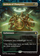 Anthem of Champions (FDN-344)  - Foundations: (enchantment) (Borderless)