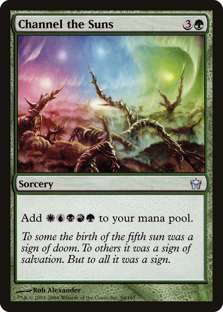 Channel the Suns (5DN-084)  Foil - Fifth Dawn