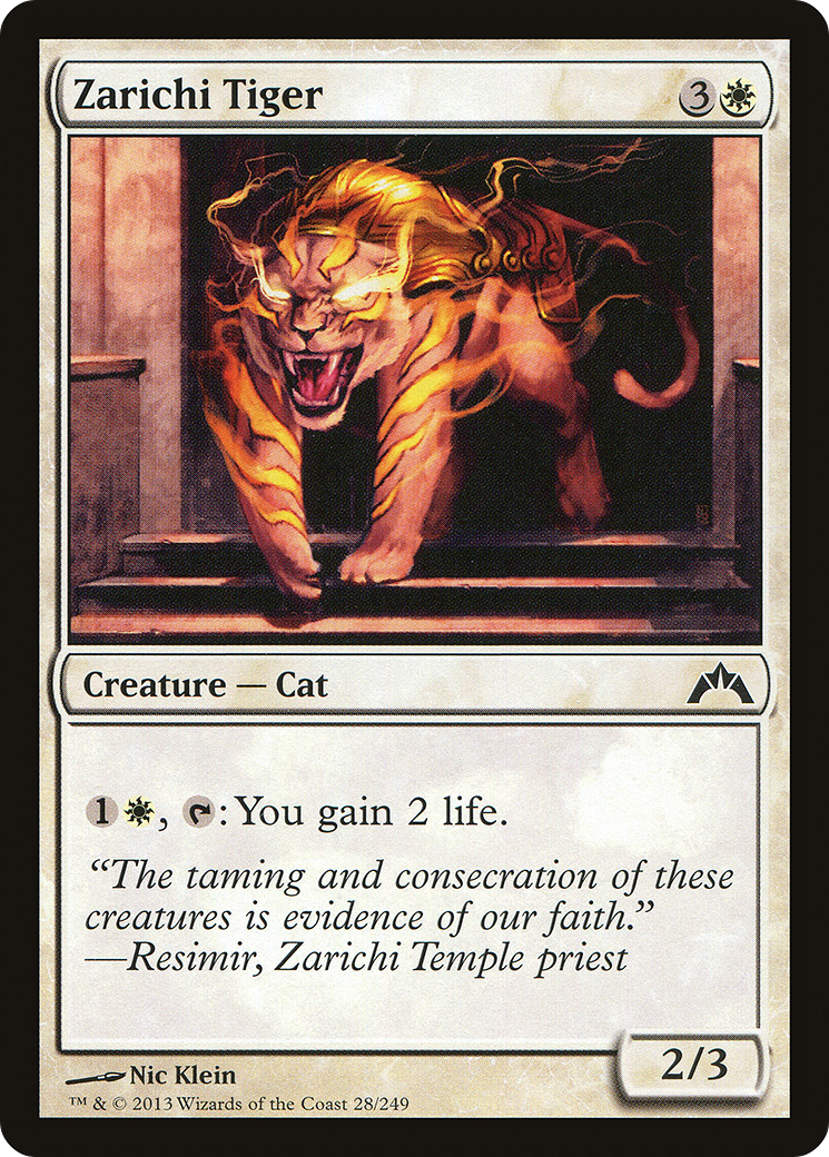 Zarichi Tiger (GTC-028)  - Gatecrash