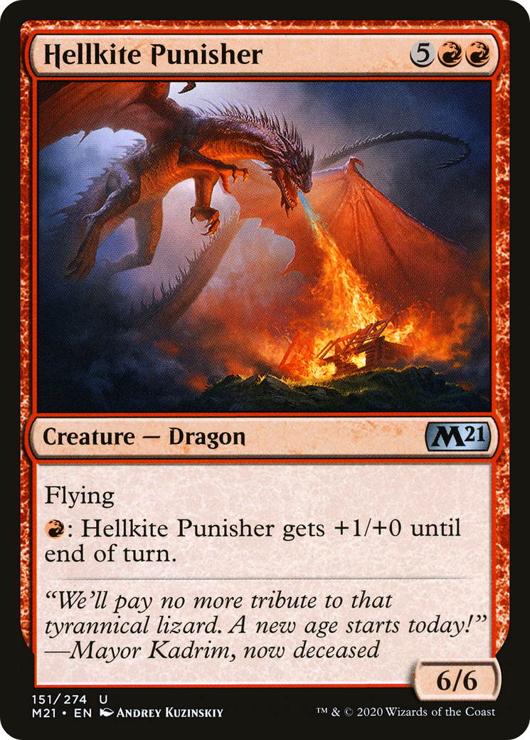 Hellkite Punisher (M21-151)  Foil - Core Set 2021