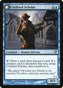 Civilized Scholar (ISD-047)  Foil - Innistrad: (Double Faced Transform)