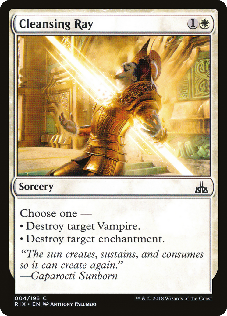 Cleansing Ray (RIX-004)  Foil - Rivals of Ixalan