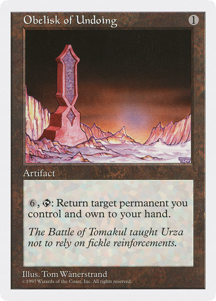 Obelisk of Undoing (5ED-)  - Fifth Edition