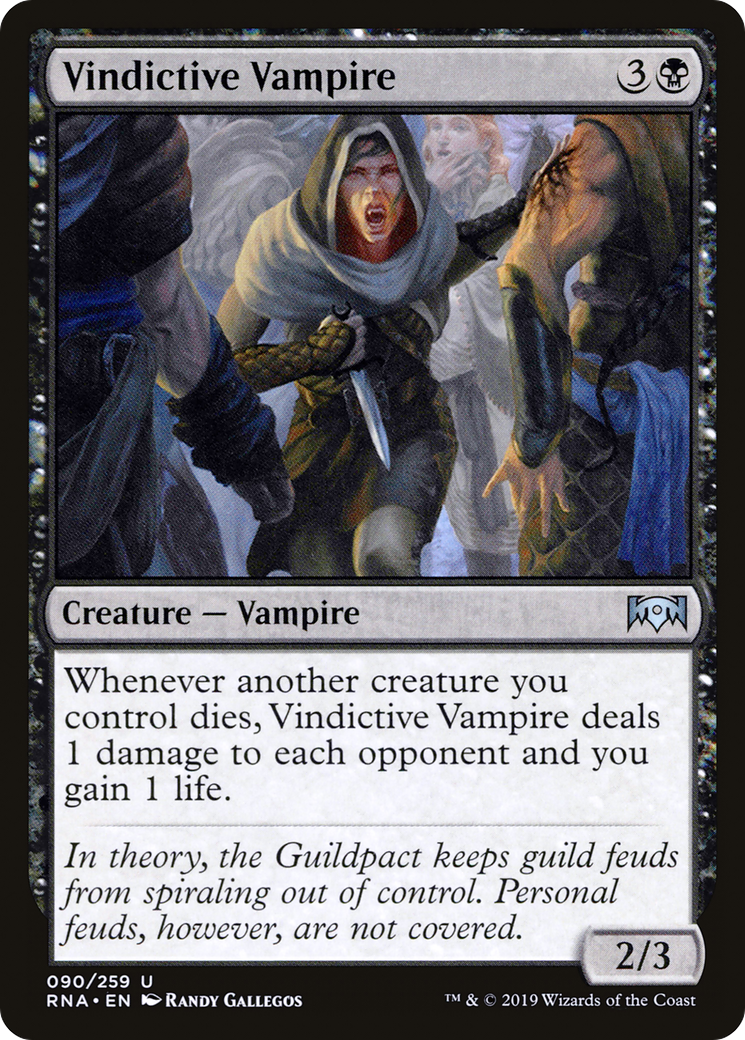 Vindictive Vampire (RNA-090)  Foil - Ravnica Allegiance
