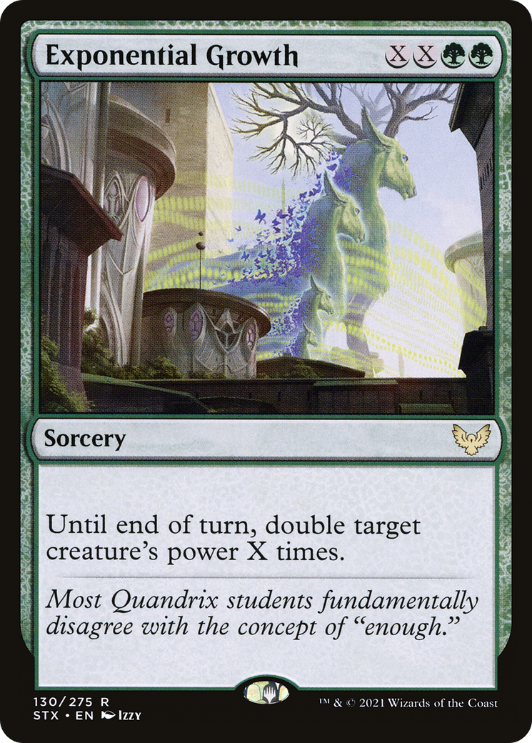 Exponential Growth (STX-130)  Foil - Strixhaven: School of Mages