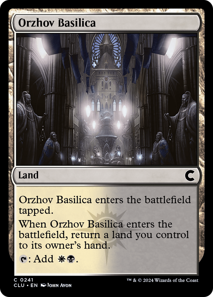 Orzhov Basilica (CLU-241)  - Ravnica: Clue Edition