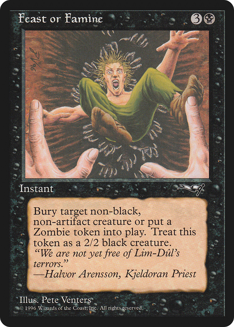 Feast or Famine (Falling into Pit) (ALL-009)  - Alliances