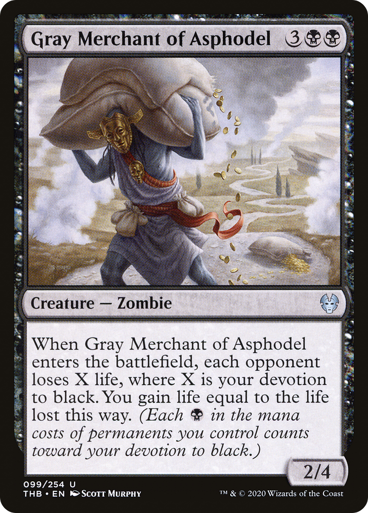 Gray Merchant of Asphodel (THB-099)  - Theros Beyond Death