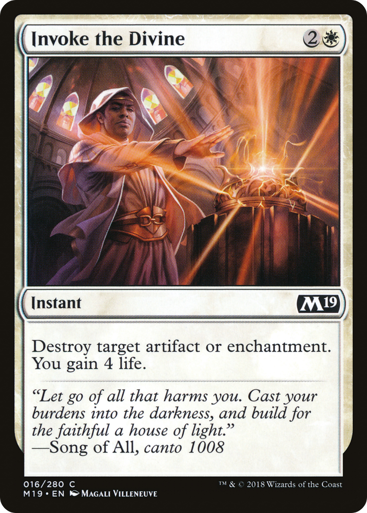 Invoke the Divine (M19-016)  - Core Set 2019