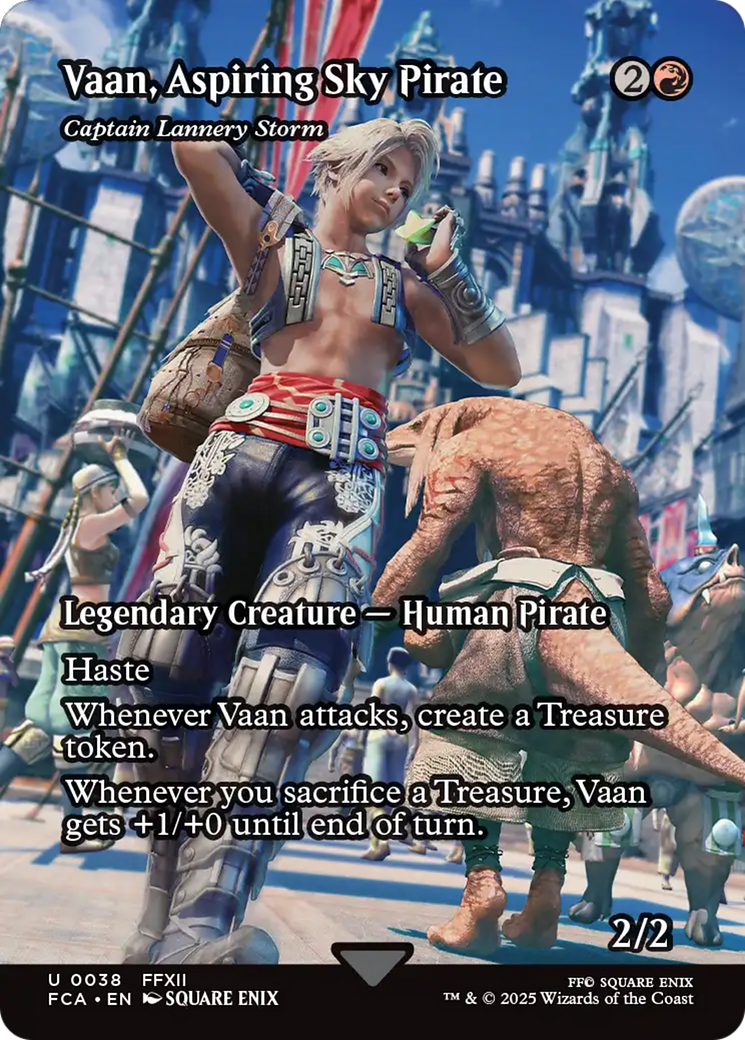 Vaan, Aspiring Sky Pirate - Captain Lannery Storm (FCA-038) - FINAL FANTASY: Through the Ages (Borderless) Foil