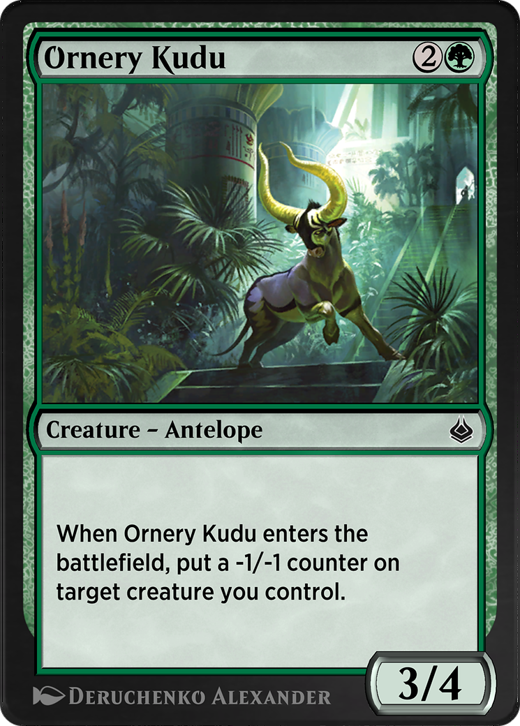 Ornery Kudu (AKR-206)  - Amonkhet Remastered