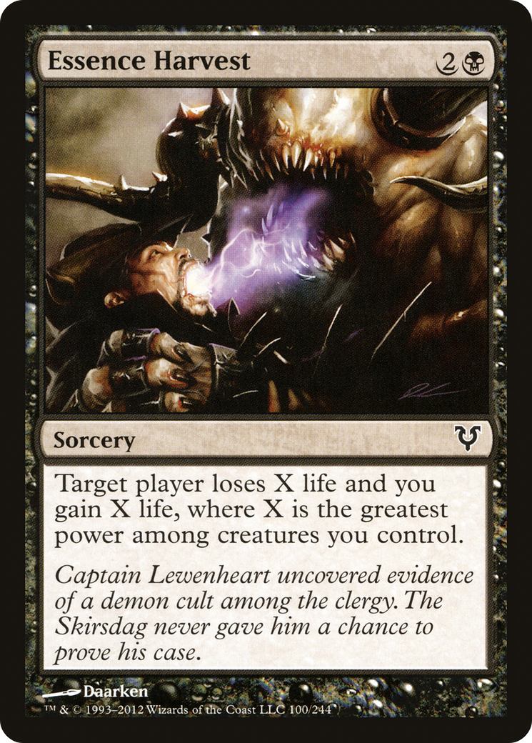 Essence Harvest (AVR-100)  Foil - Avacyn Restored