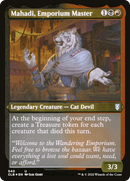 Mahadi, Emporium Master (CLB-540)  Etched Foil - Commander Legends: Battle for Baldur's Gate
