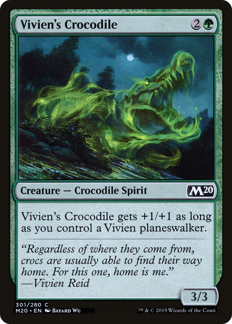 Vivien's Crocodile (M20-301)  - Core Set 2020
