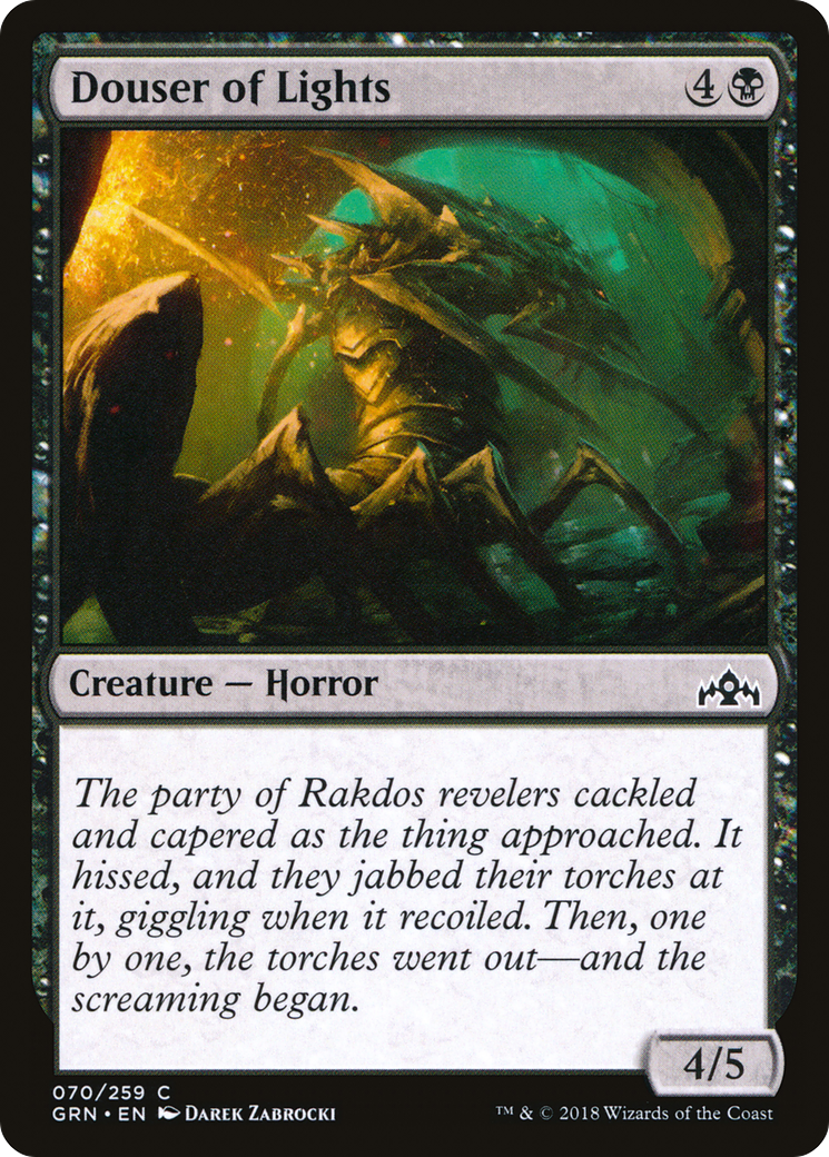 Douser of Lights (GRN-070)  Foil - Guilds of Ravnica