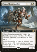 Squad Commander (Extended Art) (ZNR-323)  - Zendikar Rising