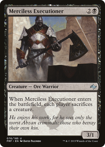 Merciless Executioner (FRF-076)  Foil - Fate Reforged
