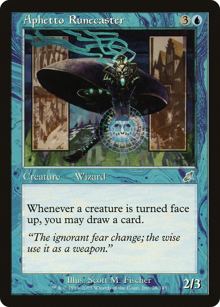 Aphetto Runecaster (SCG-028)  - Scourge
