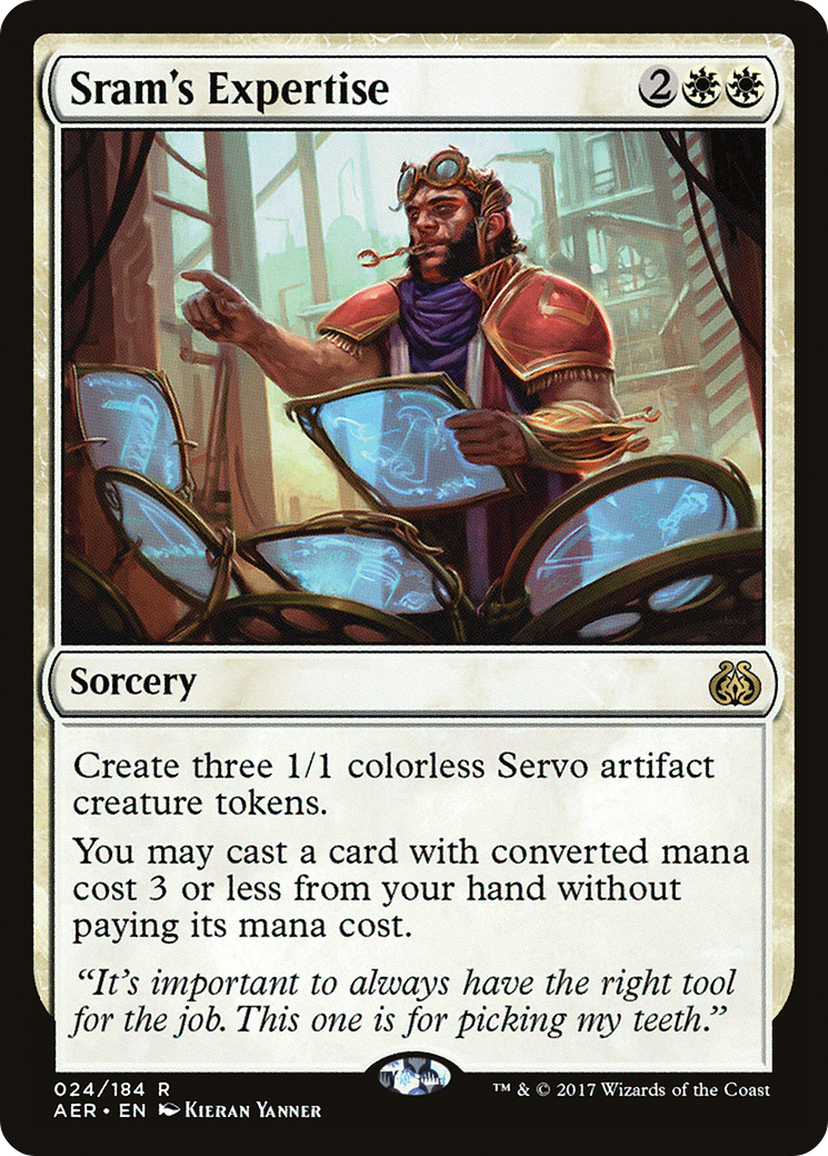 Sram's Expertise (AER-024)  Foil - Aether Revolt