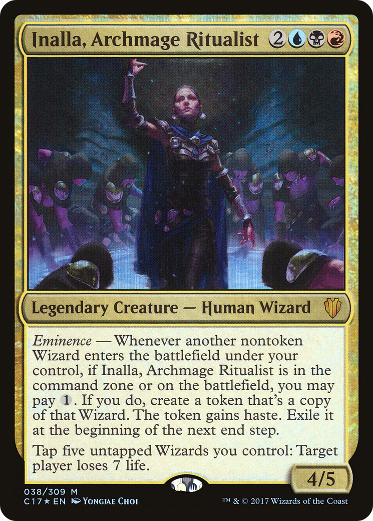 Inalla, Archmage Ritualist (C17-038)  Foil - Commander 2017