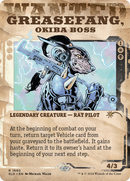 Greasefang, Okiba Boss (SLD-1690)  Foil - Secret Lair Drop: (Showcase) (Borderless)