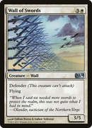 Wall of Swords (M14-041)  Foil - Magic 2014