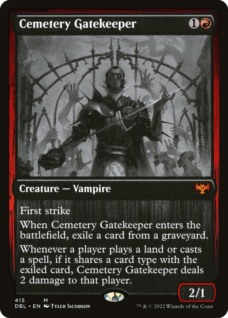 Cemetery Gatekeeper (DBL-415)  - Innistrad: Double Feature