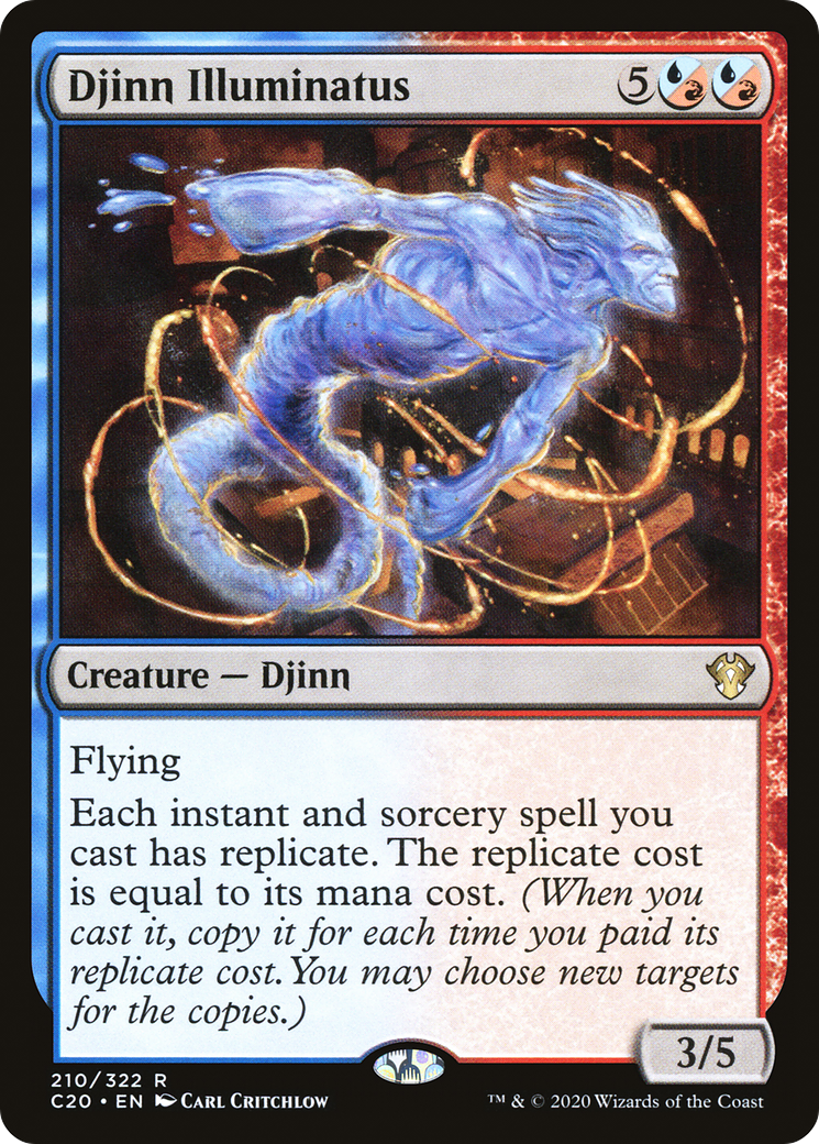 Djinn Illuminatus (C20-210)  - Commander 2020