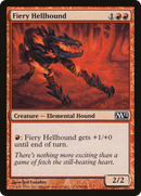 Fiery Hellhound (M12-130)  Foil - Magic 2012