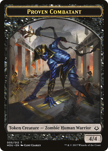 Proven Combatant Token [Hour of Devastation Tokens]