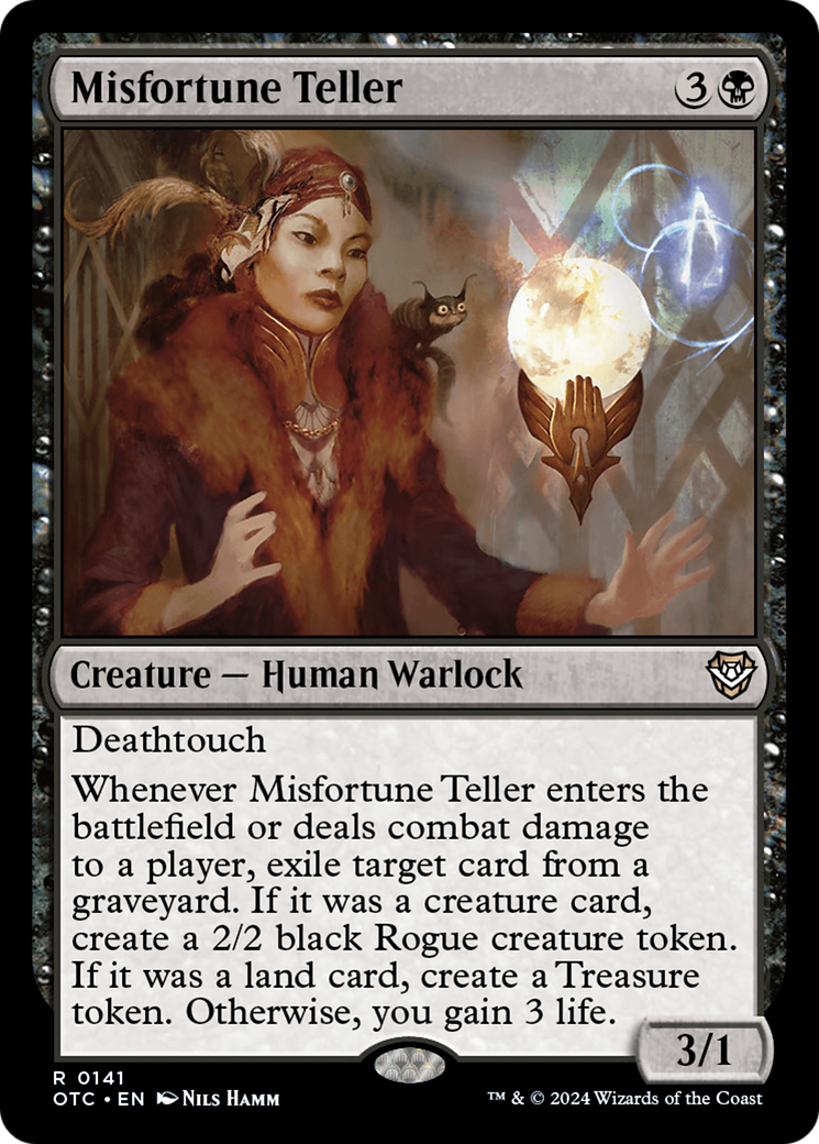 Misfortune Teller (OTC-141)  - Outlaws of Thunder Junction Commander