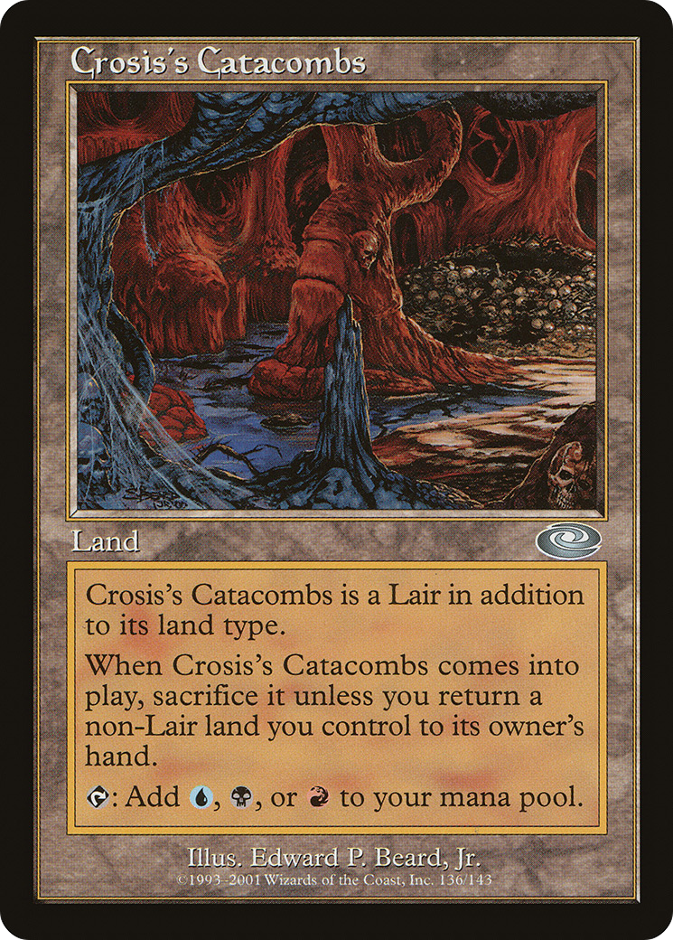 Crosis's Catacombs (PLS-136)  Foil - Planeshift