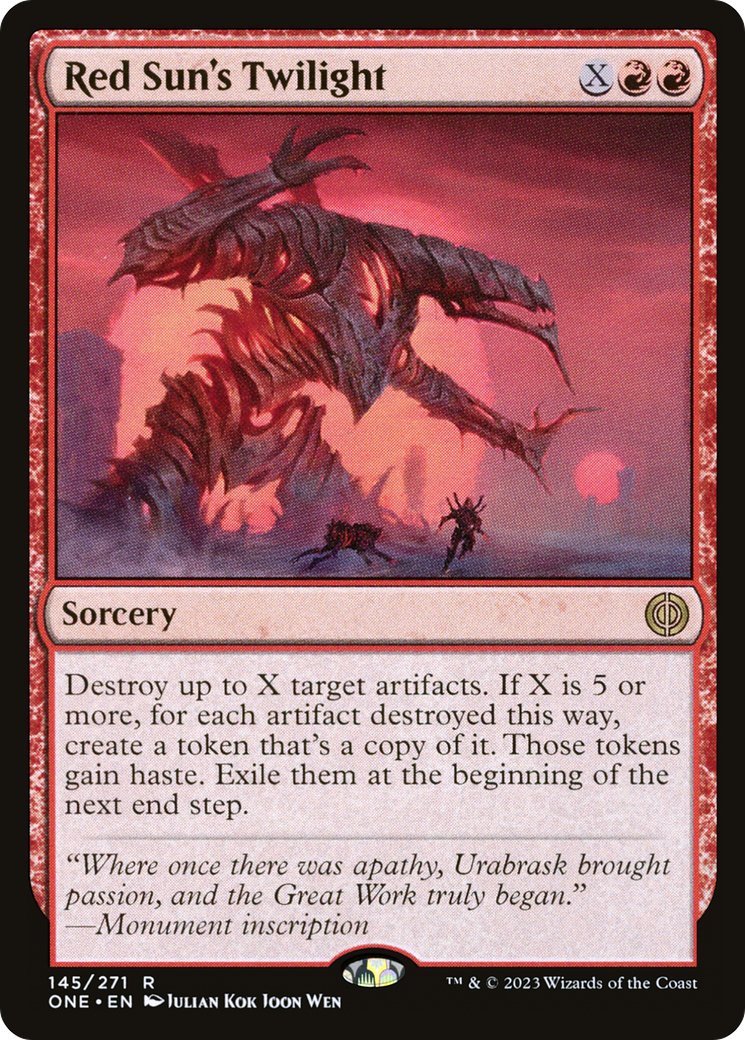 Red Sun's Twilight (ONE-145)  - Phyrexia: All Will Be One