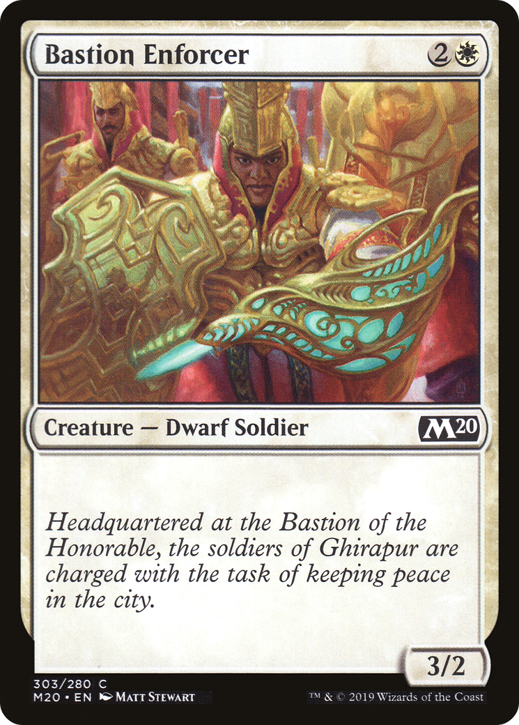 Bastion Enforcer (M20-303)  - Core Set 2020