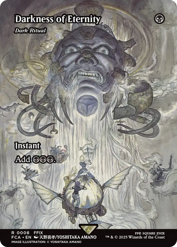 Darkness of Eternity - Dark Ritual (FCA-008) - FINAL FANTASY: Through the Ages (Borderless) Foil