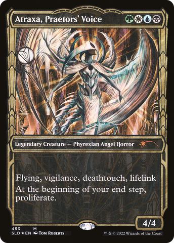 Atraxa, Praetors' Voice (Gilded Foil) (SLD-453)  Foil - Secret Lair Drop: (Showcase)