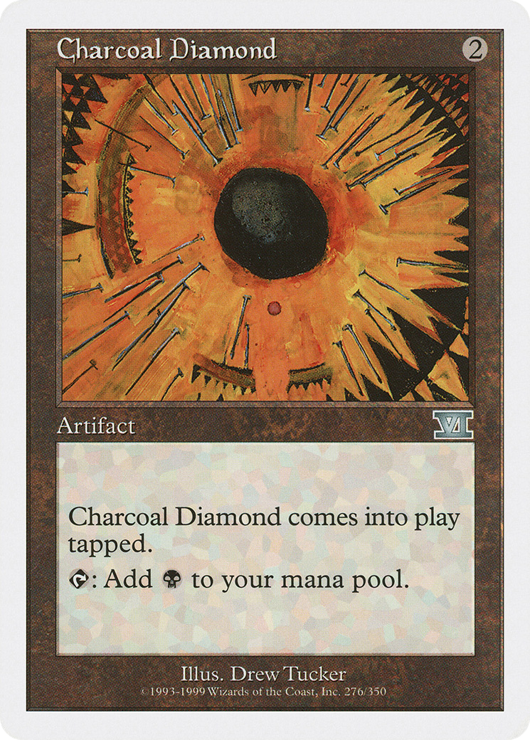 Charcoal Diamond (6ED-276)  - Classic Sixth Edition