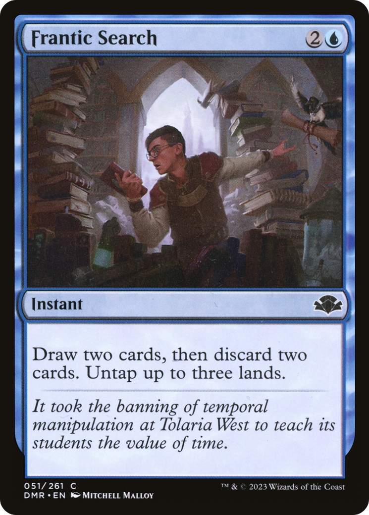 Frantic Search (DMR-051)  Foil - Dominaria Remastered