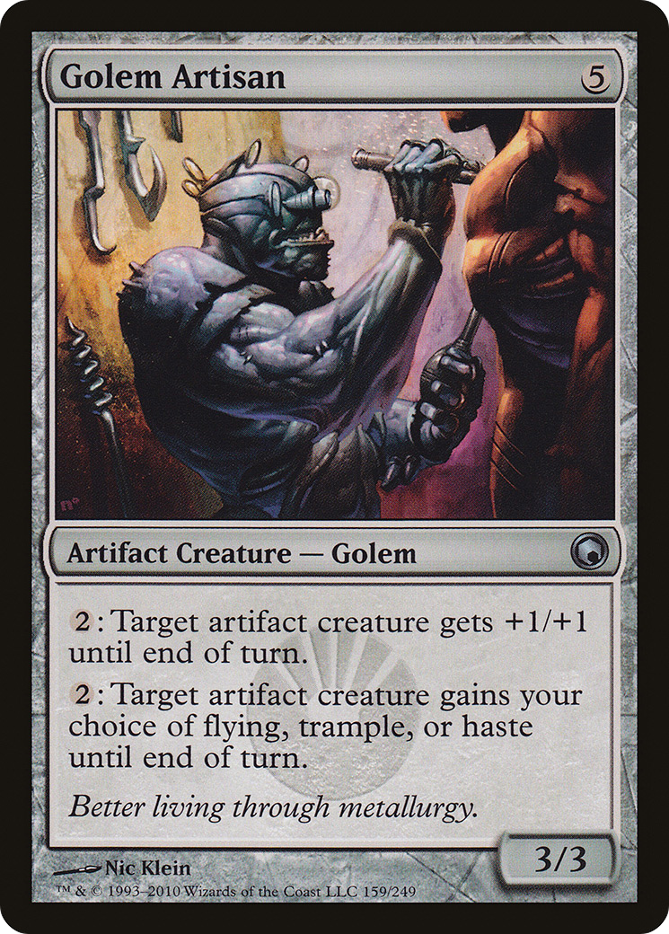 Golem Artisan (SOM-159)  - Scars of Mirrodin