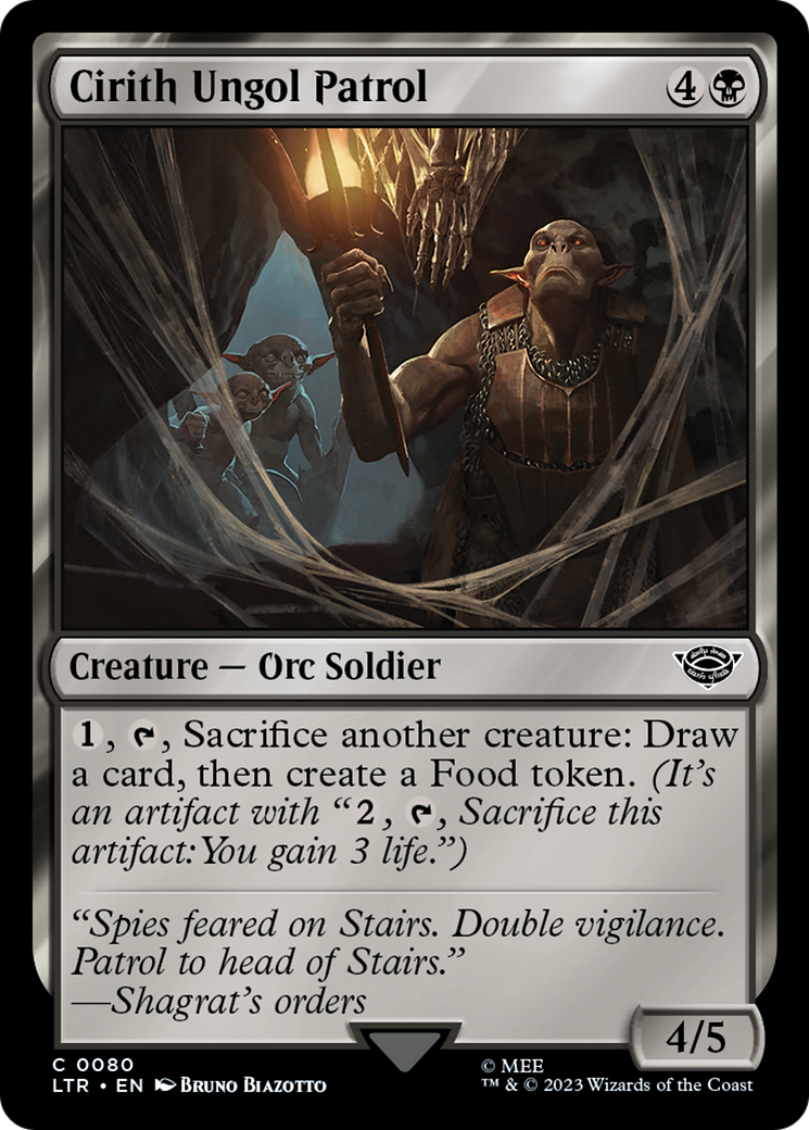 Cirith Ungol Patrol (LTR-080)  Foil - The Lord of the Rings: Tales of Middle-earth